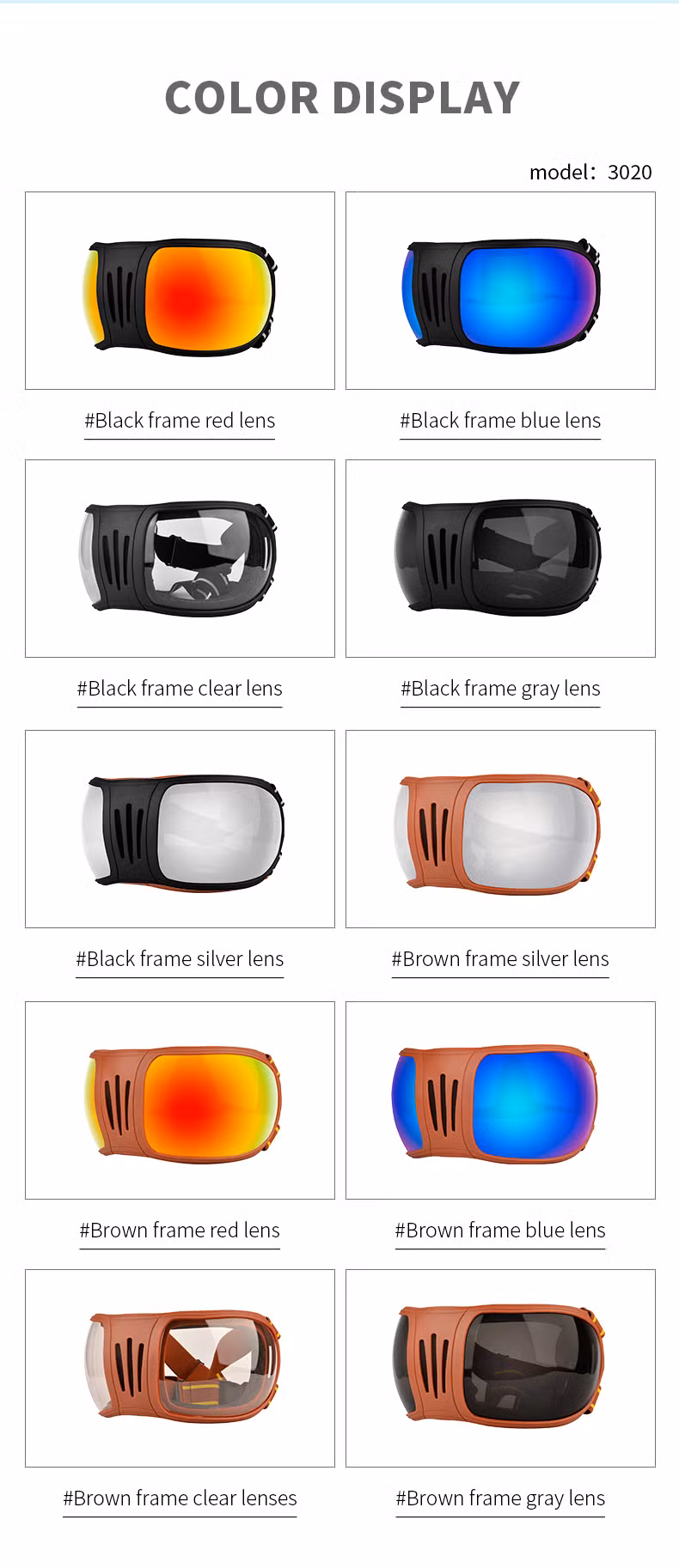 Horse Goggles 3020 UV Pet Glasses Horse Sunglasses Horse Protective Gear Glasses