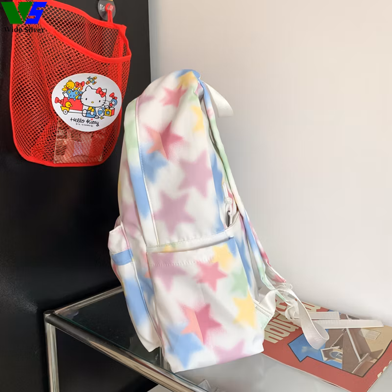 Wide Silver New Product Beautiful Schoolbags for Girls Unique Kids 2024