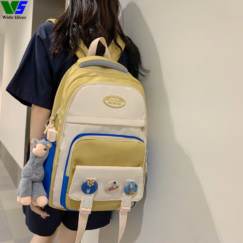 Wide Silver Good Selling Kids Backpacks with Waterproof Cartoon Design 2024