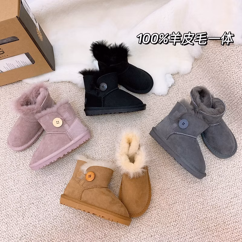 High Quality Wholesale Famous Brand Boots Unisex Custom Winter Snow Boots Shoes for Kids
