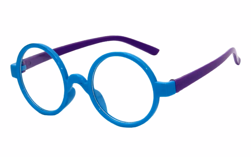 New Arrival Whosales Lovely Oval Kids Optical Frames Plastic Glasses