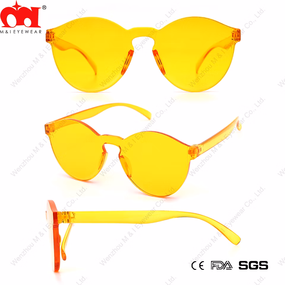 One Piece Fashion Cute Light Weight Plastic Antiskid Kids Sunglasses (YG20006)