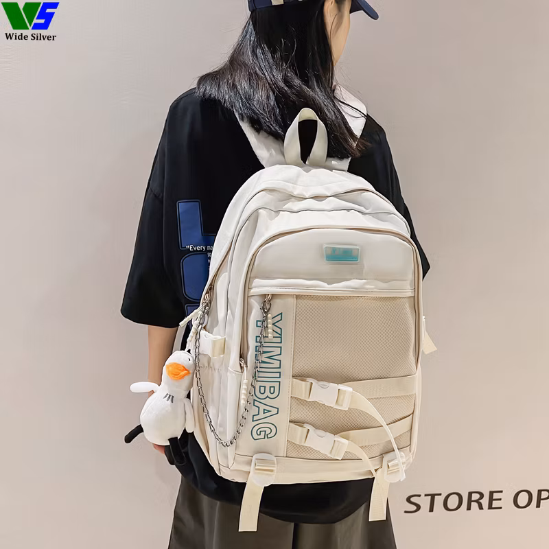 Wide Silver Special Offer Fashion Unisex School Backpacks China for Kids 2024