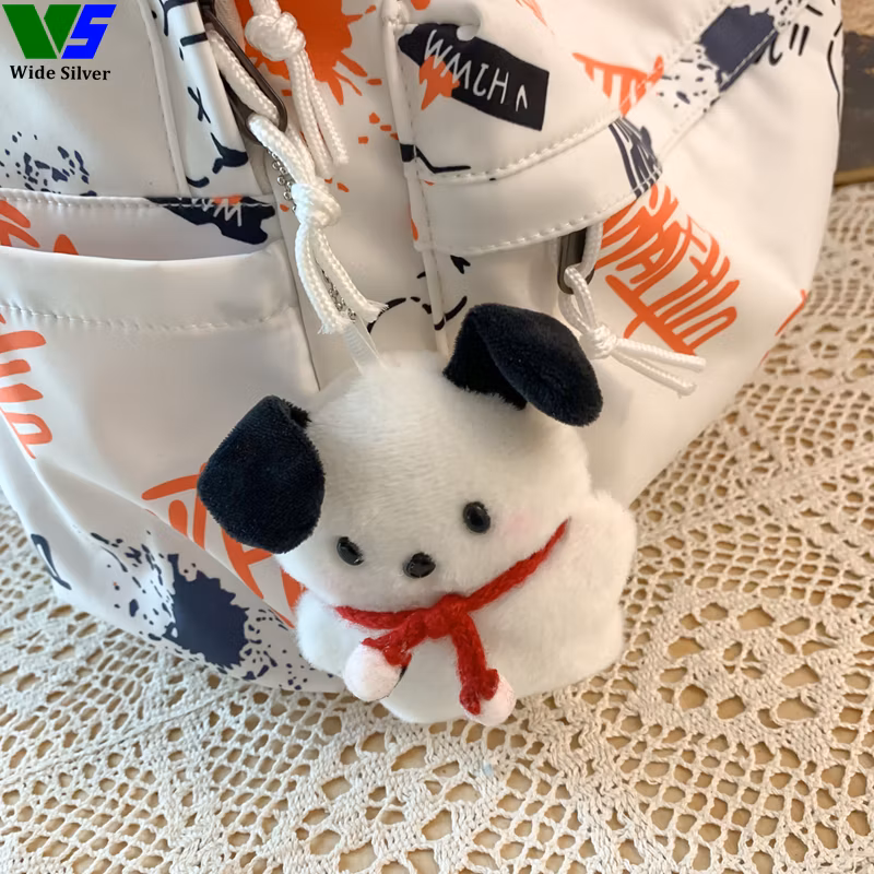 Wide Silver Cheap Canvas Schoolbags for Very Beautiful Girls Cute Kids 2024
