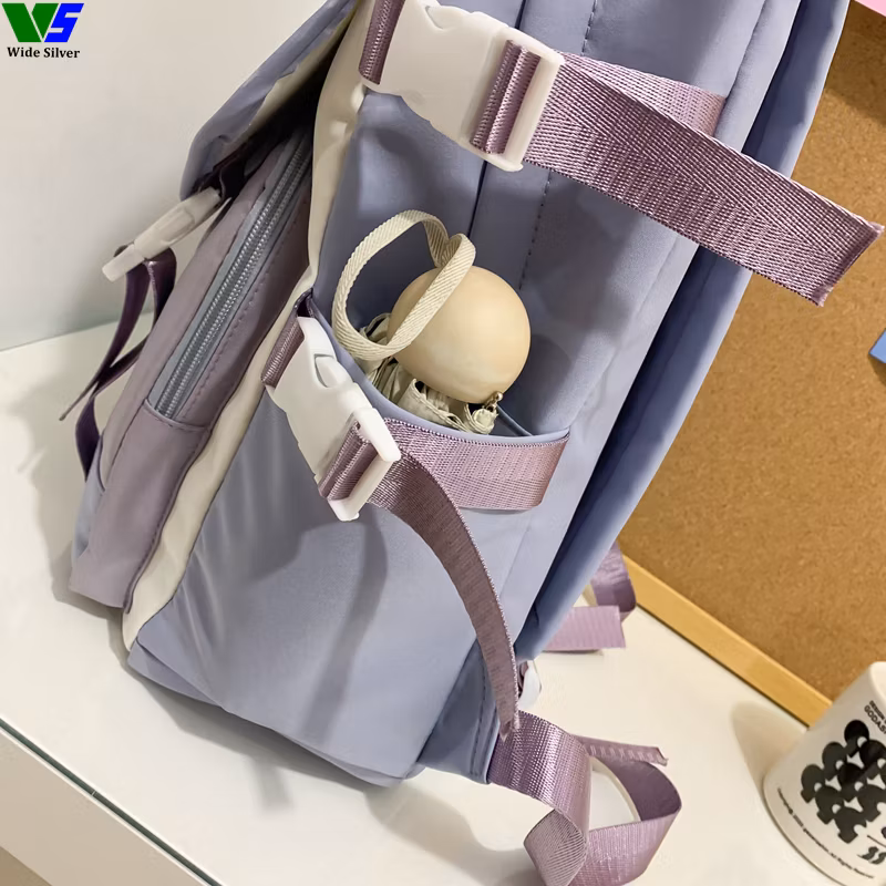 Wide Silver Best Price Coreanas Mochilas Escolares De Buena Calidad Schoolbag 2024