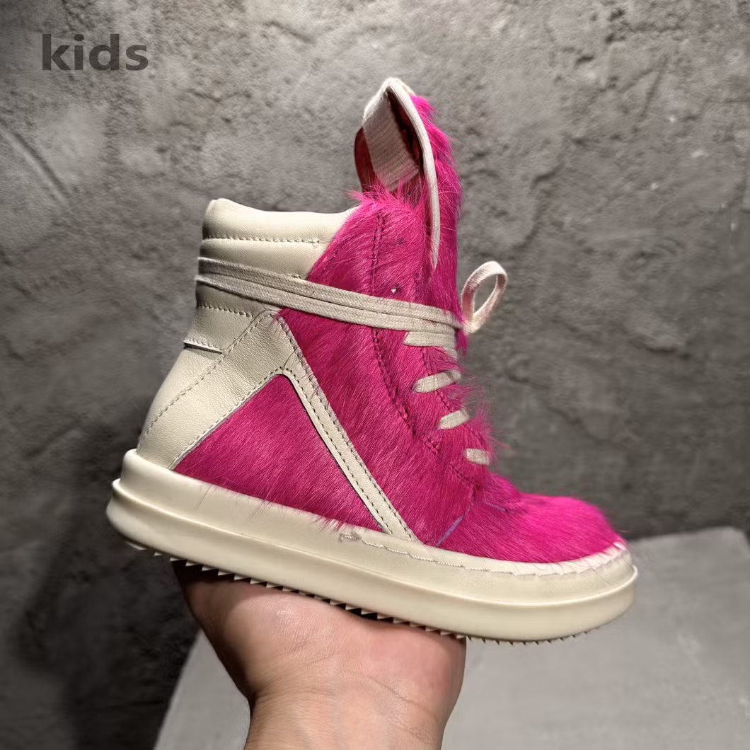 Top Original Quality Designer Shoes Luxury Sneaker Designer Kid Shoes Kids Boy Leather Boots