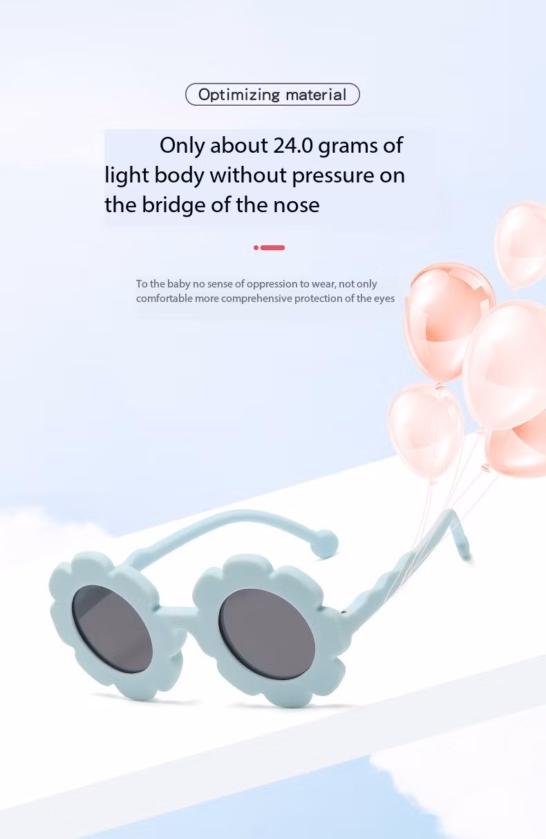 New Coming Fashion Design Eco-Friendly TPE Kids Sunglasses