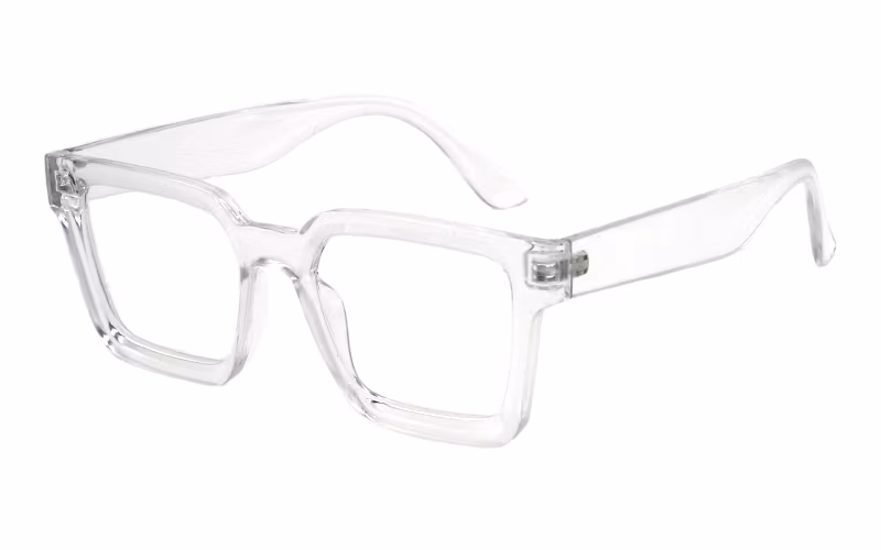 Fashion Lovely Wholesale Clear Square Frame Children Customized Lens Glasses