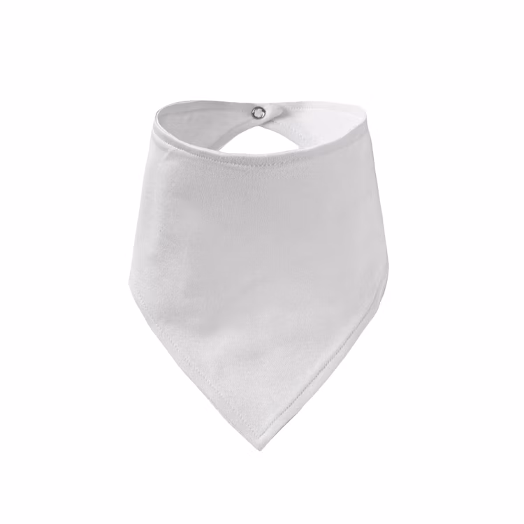 Newborn Children Cotton Solid Color Bib Triangle Towel Drool Towel Bibs Baby Wear Baby Clothes Kids Wear