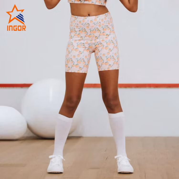 Ingor Sportswear Kids Clothing Kids Active Wear Children Swimwear Girls Bike Shorts Tights