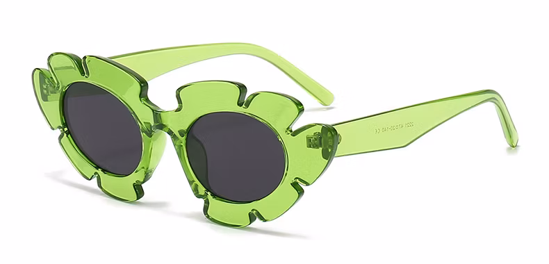 New Sunflower Flowers Funny Sunglasses Cat-Eye Sunglasses European and American Personality Holiday Style Party Sunglasses