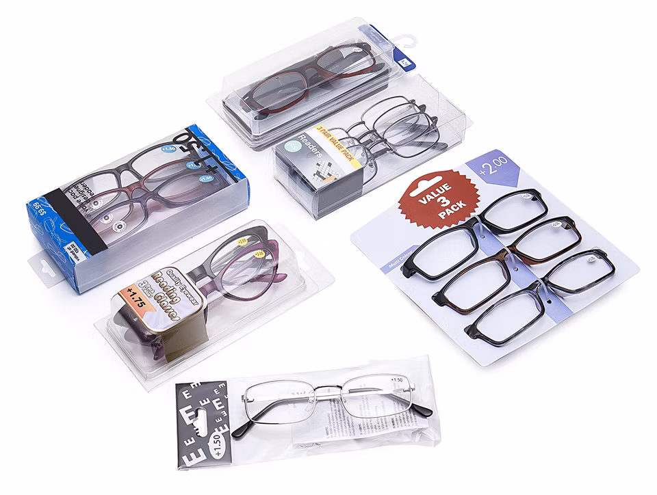 Manufacturier Hot Sale Transparent Plastic Boxes Eyewear Accessories Glasses Frame Package (P-01)