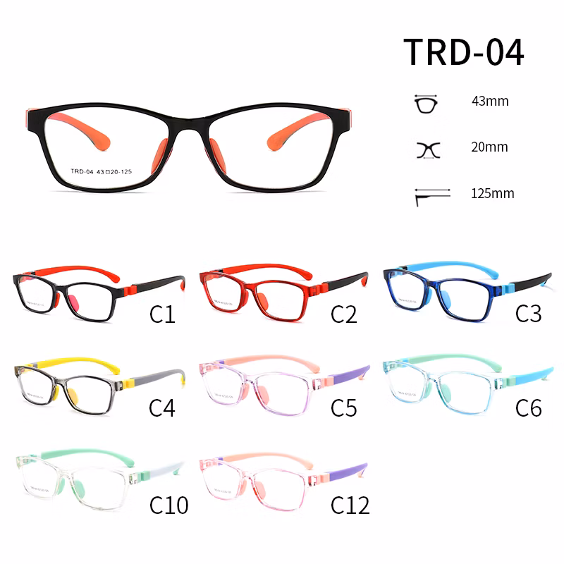 2020 Anti Blue Light Tpee Rubber Flexible Kids Optical Frame