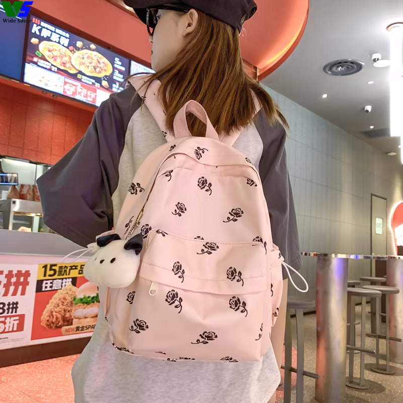 Wide Silver Special Offer Wholesale Kids Waterproof School Canvas Backpacks 2024