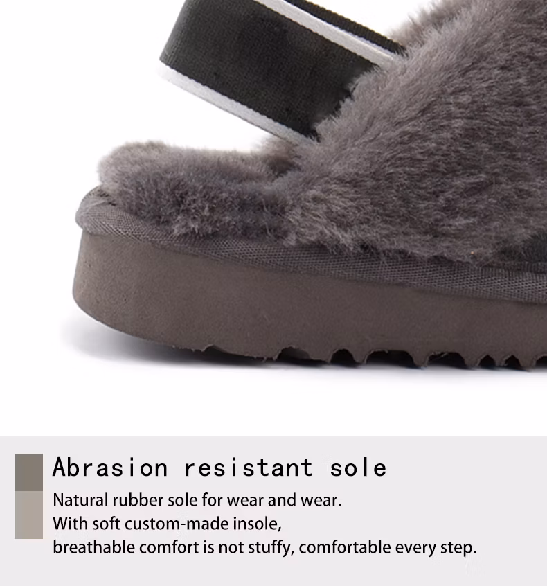 2024 New Design Children Platform Slippers Wholesale Baby Girl Kids Snow Boots