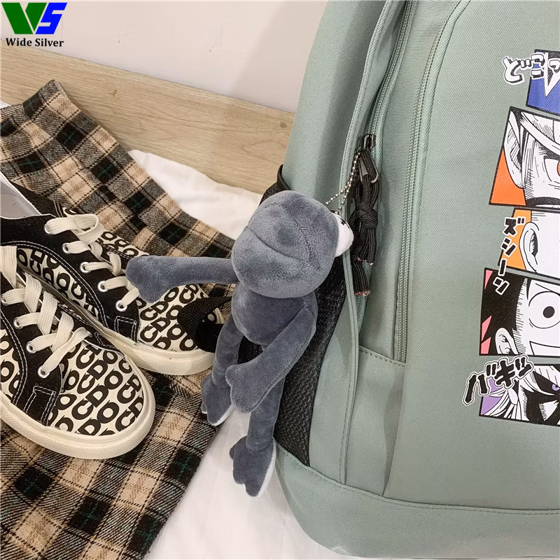 Wide Silver Rushed Casual Verified Customizable Schoolbag Free Shipping 2024
