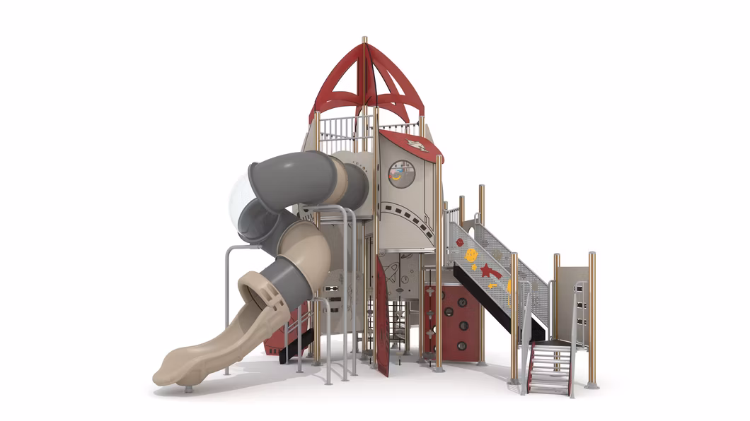 2024 Round Aluminum Alloy Column Children′s Amusement Playground