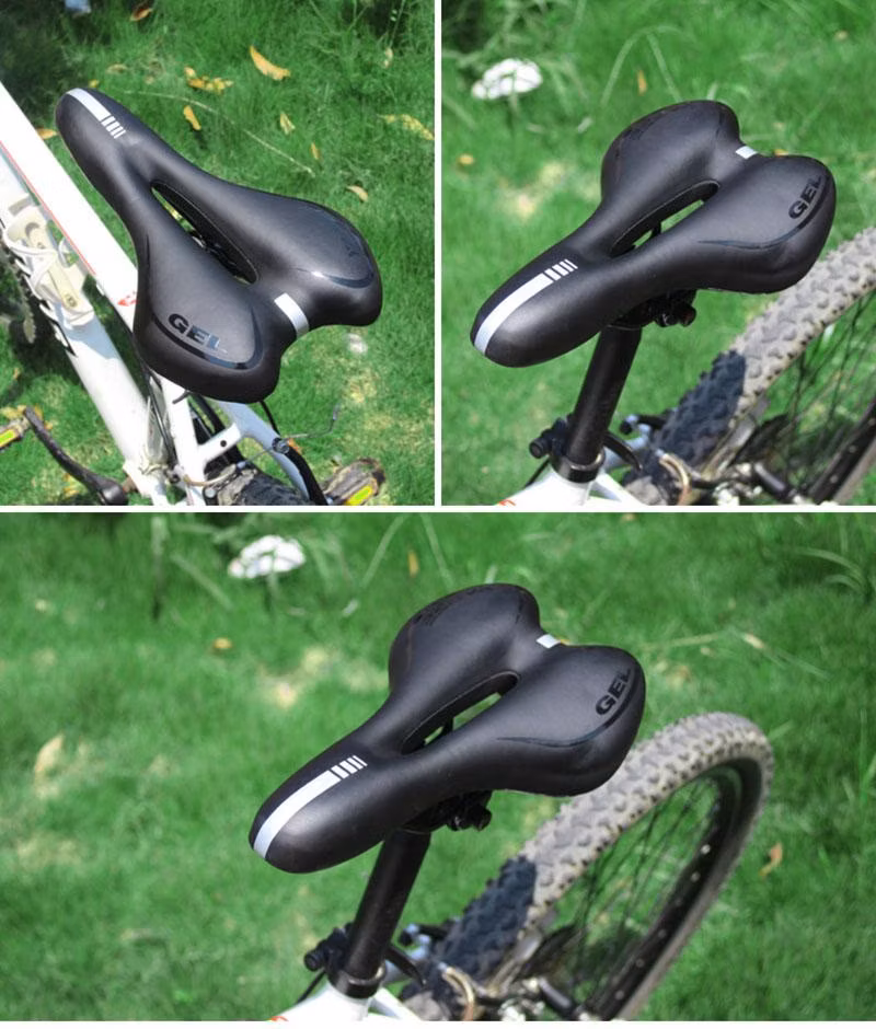 Bike Seat Comfort Bike Saddle with Memory Foam Breathable Soft Bicycle Cushion
