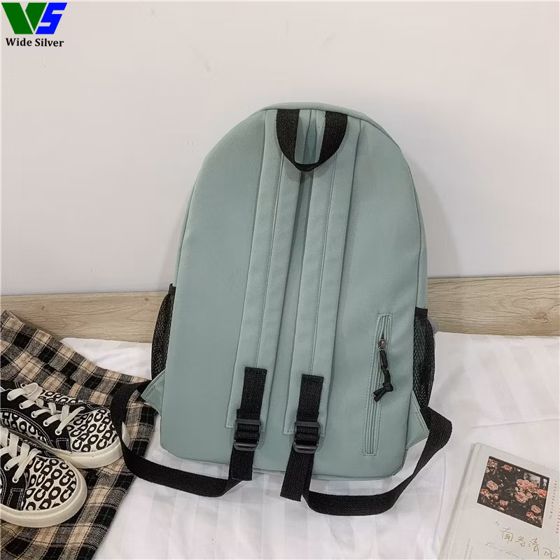 Wide Silver Rushed Casual Verified Customizable Schoolbag Free Shipping 2024