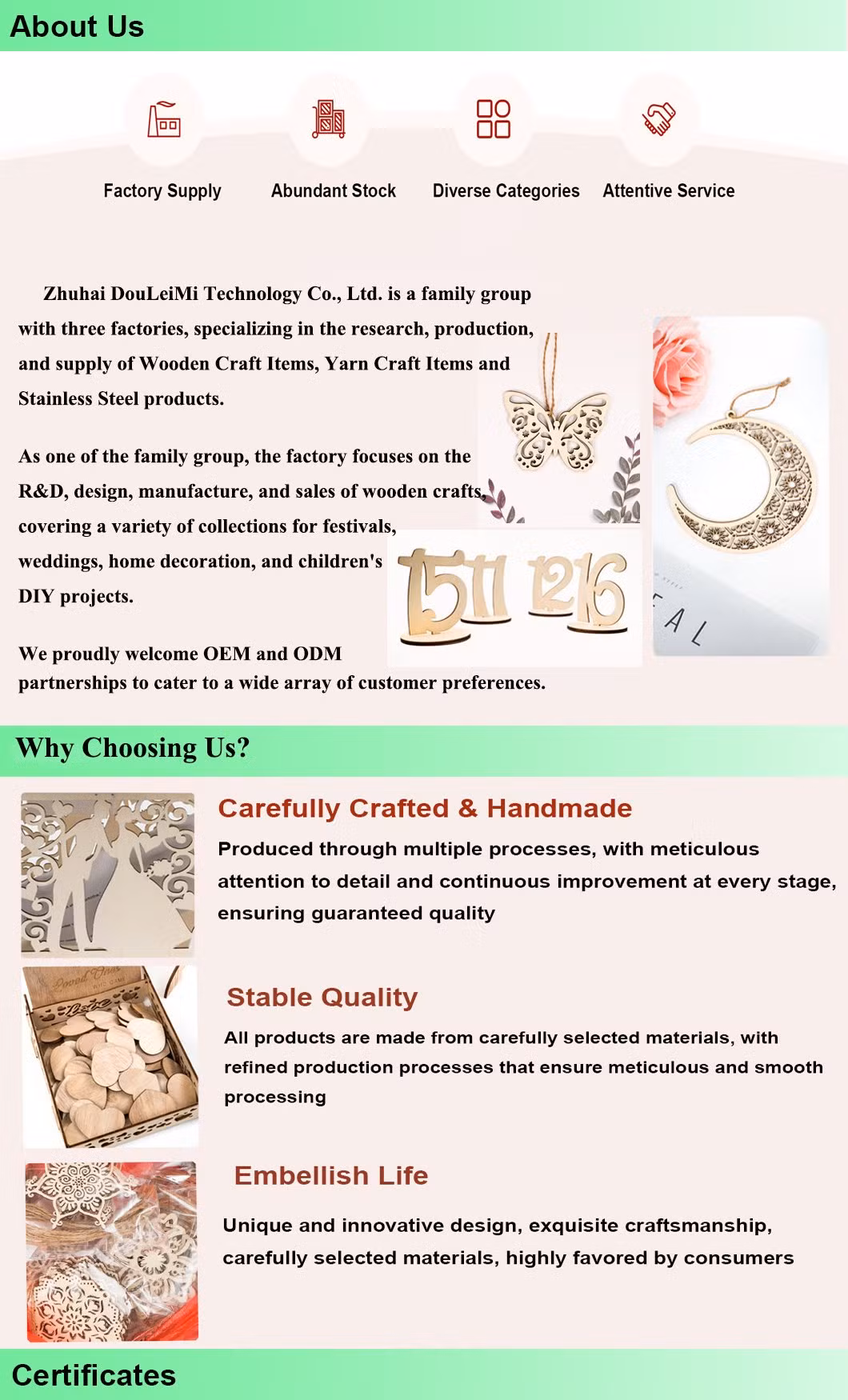 Wooden Craft Photo Frame for Children, DIY 6-Inch Horizontal and Vertical Album