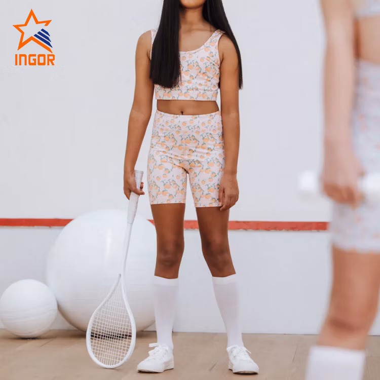 Ingor Sportswear Kids Clothing Kids Active Wear Children Swimwear Girls Bike Shorts Tights