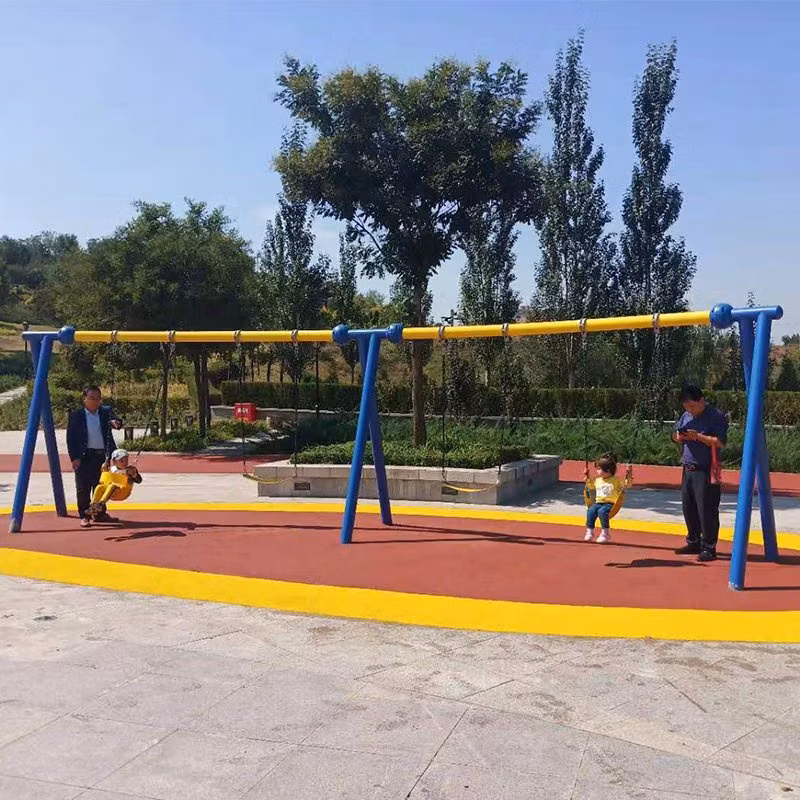 2024 Hot Sale Outdoor Metal Swing Set Child and Baby Toddler