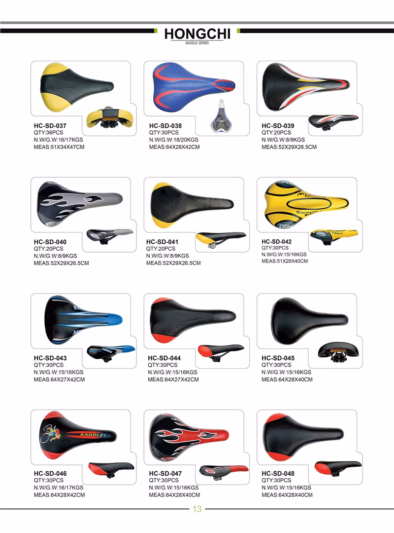 All Kids of Saddles for MTB City Bike and Kids Bike