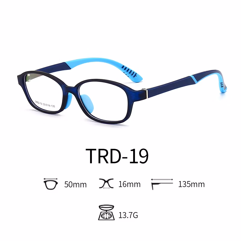 2020 New Arrivals Anti Blue Light Glasses Tpee Rubber Flexible Kids Nerd Glasses