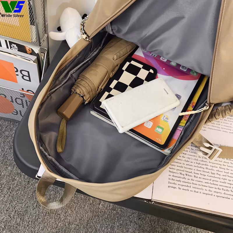 Wide Silver Special Offer Fashion Unisex School Backpacks China for Kids 2024