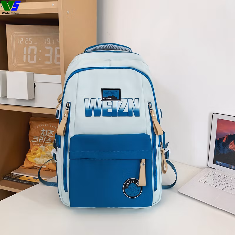 Wide Silver Recommend 2024 Colorful Waterproof Schoolbags Girls Kids Fashion