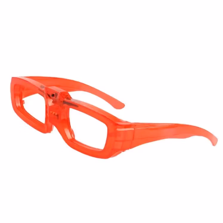 Wholesale Glow Dark Party Favors LED Smart Luminous Flashing Plastic Light up Glasses for Kids or Adult