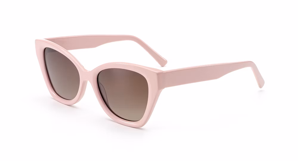 2024 OEM New Arrival High Quality Wholesale Acetate Cat Eye Frame PC Lens UV400 Fashion Sunglasses