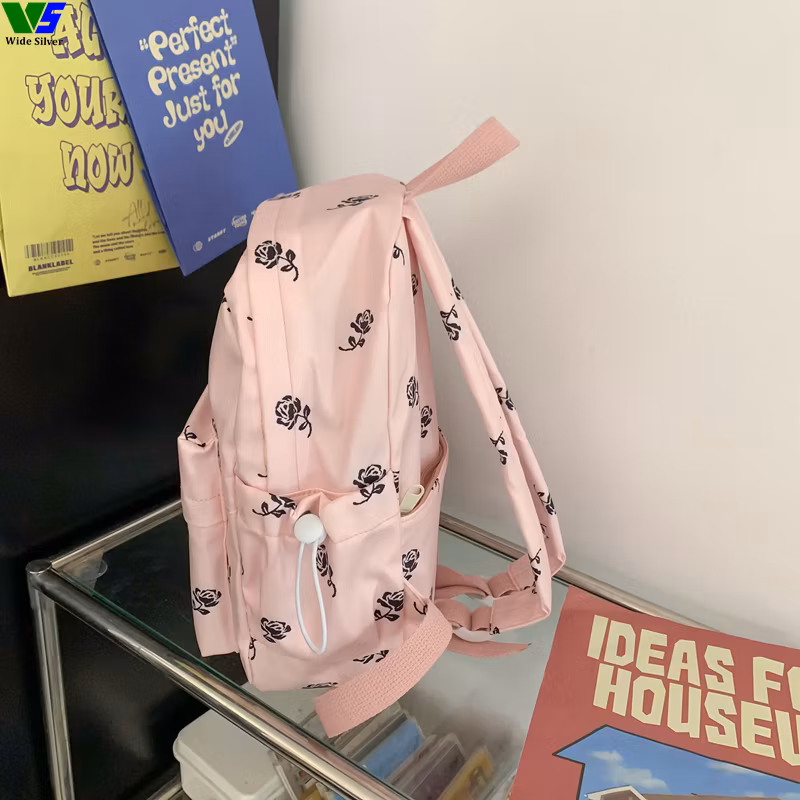 Wide Silver Special Offer Wholesale Kids Waterproof School Canvas Backpacks 2024