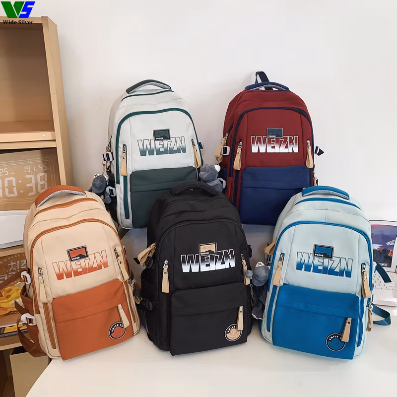 Wide Silver Recommend 2024 Colorful Waterproof Schoolbags Girls Kids Fashion