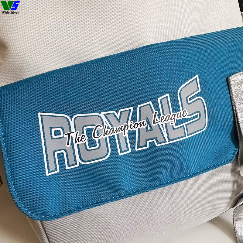 Wide Silver Brand New Beautiful Arrivals Customizable Schoolbag for Kids 2024