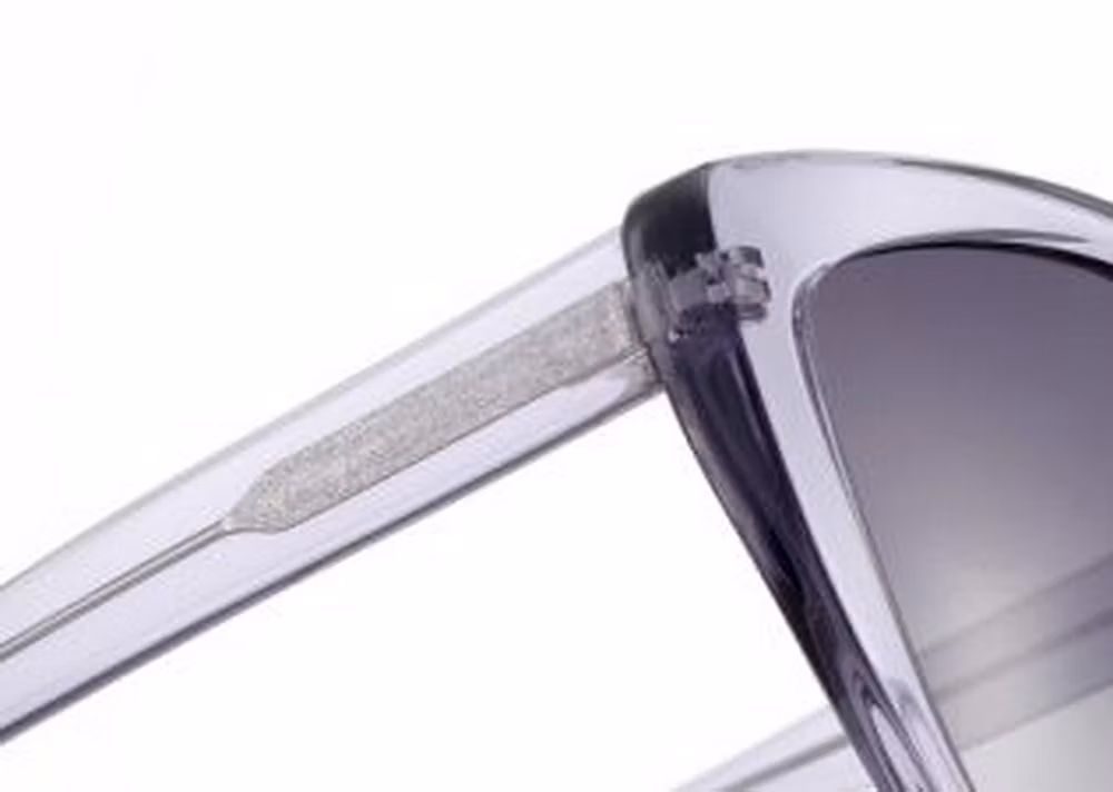 2024 OEM New Arrival High Quality Hot Sale Large Cat Eye Acetate Frame PC Lens UV400 Fashion Sunglasses