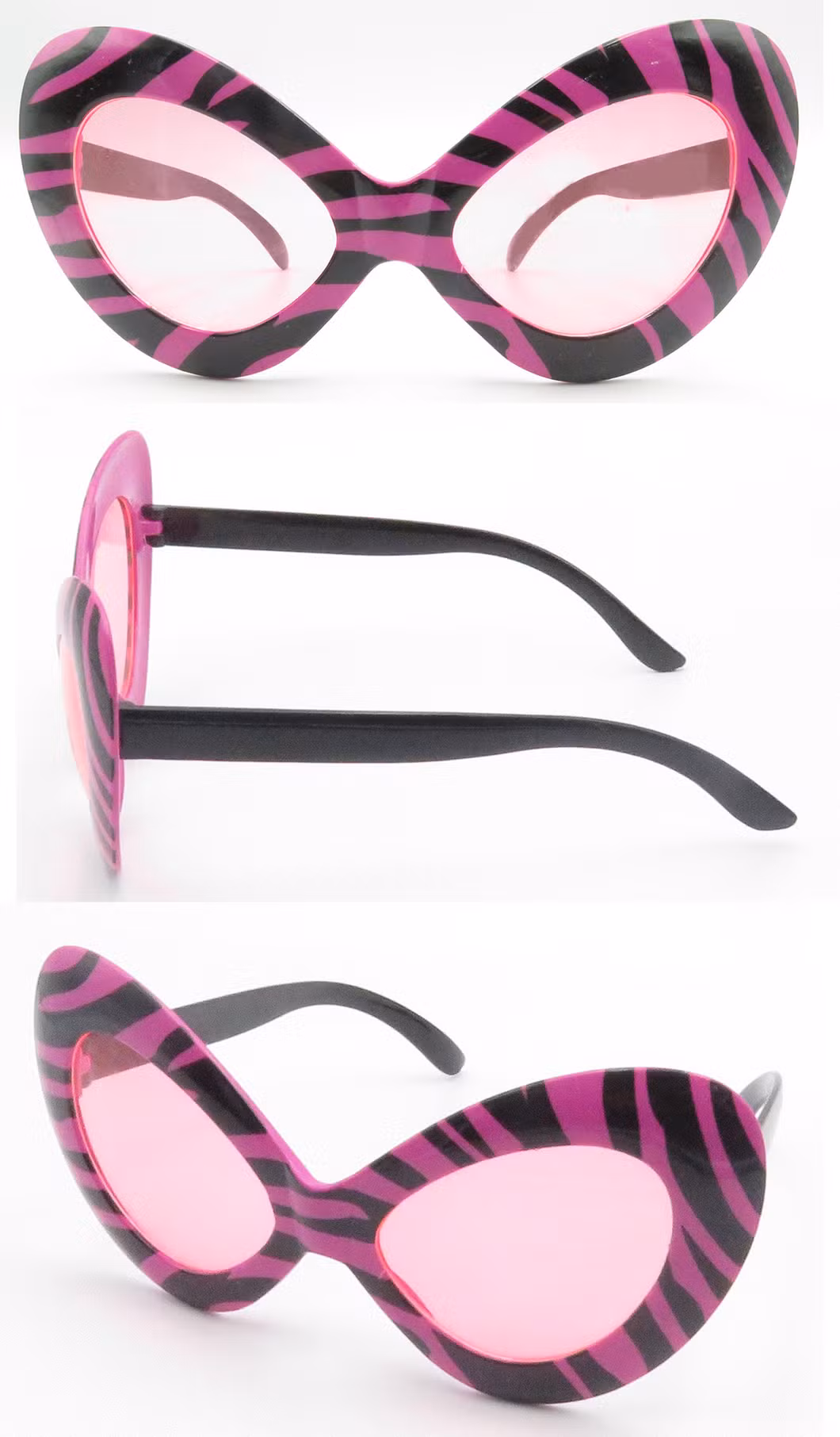 2024 PC Wedding China Factory Price Cat Eye Women Party Sunglasses