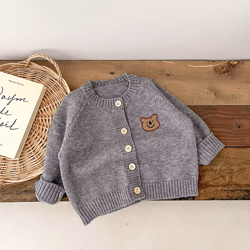Wholesale OEM ODM Boy Cardigan Children Cardigan Kids Cardigan Wear