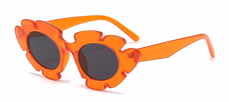 New Sunflower Flowers Funny Sunglasses Cat-Eye Sunglasses European and American Personality Holiday Style Party Sunglasses