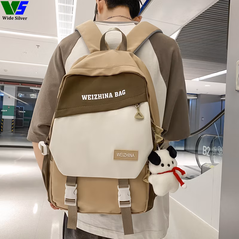 Wide Silver Morden Style Venta De Mochilas Escolares Por Mayoreo Schoolbag 2024