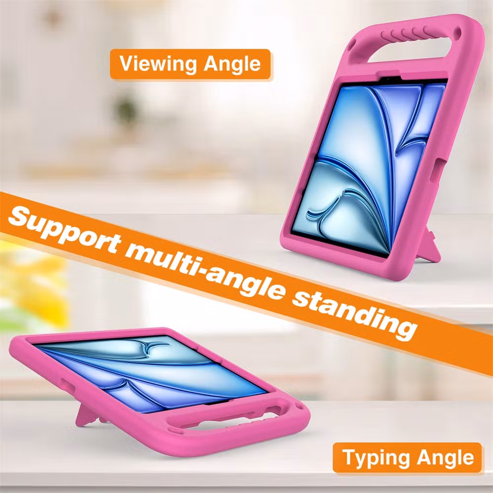 EVA Shockproof Tablet Case for iPad Air 11 2024 M2 Protective Stand Case