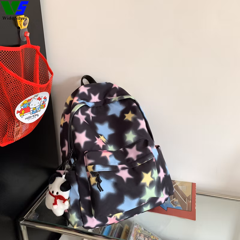 Wide Silver New Product Beautiful Schoolbags for Girls Unique Kids 2024
