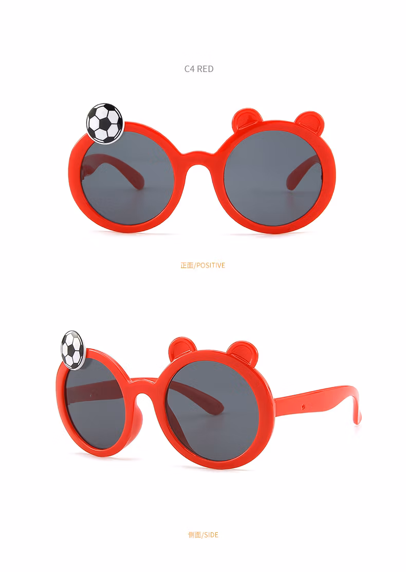 Fashionable Children′s Sunshade Sunglasses Can Love Card Ventilated Baby Sunglasses Children′s UV Protection Glasses