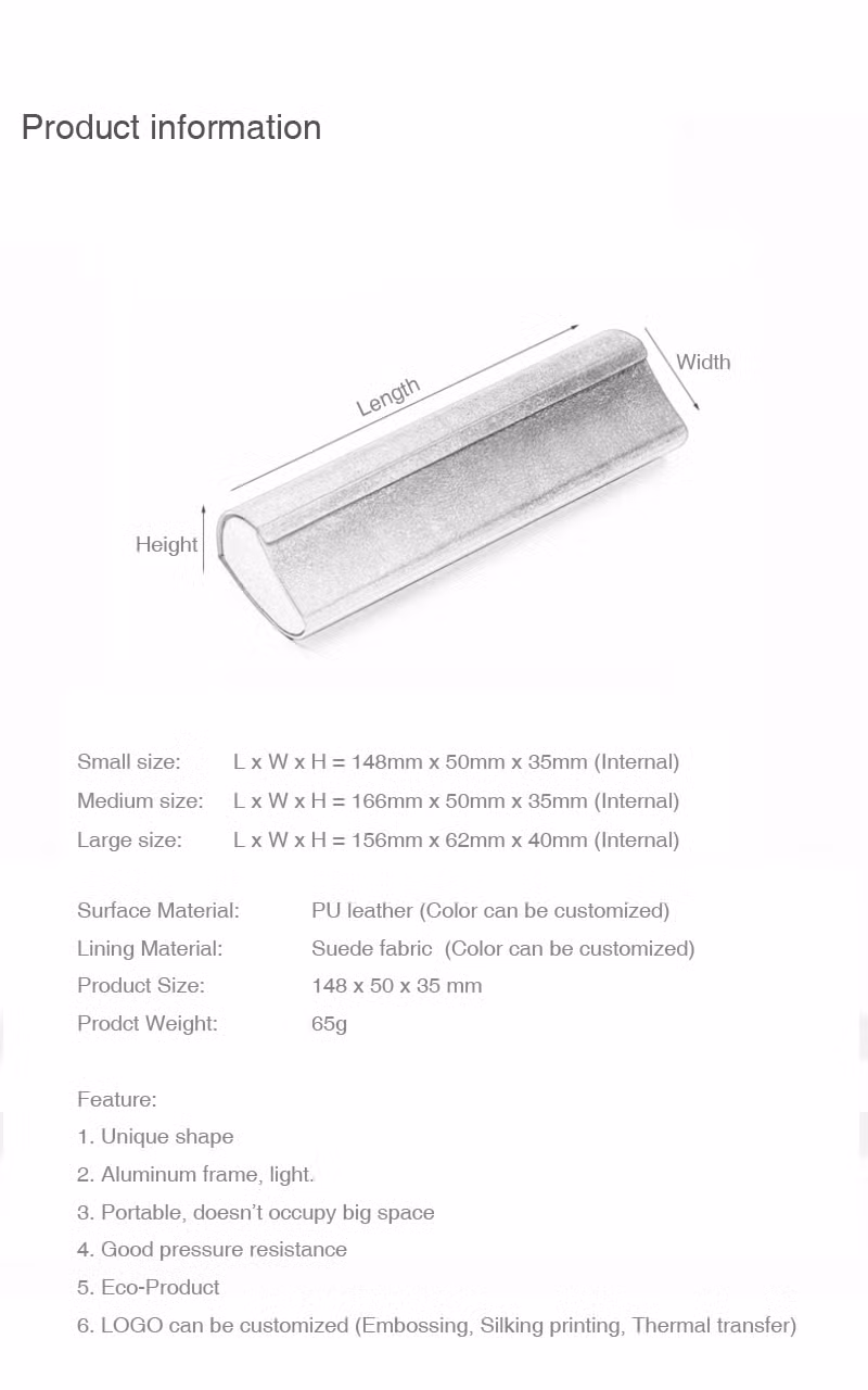 Unique Design, Lightweight and Compact Hard Protective Case with Magnetic Closure for Reading Glasses and Sunglasses