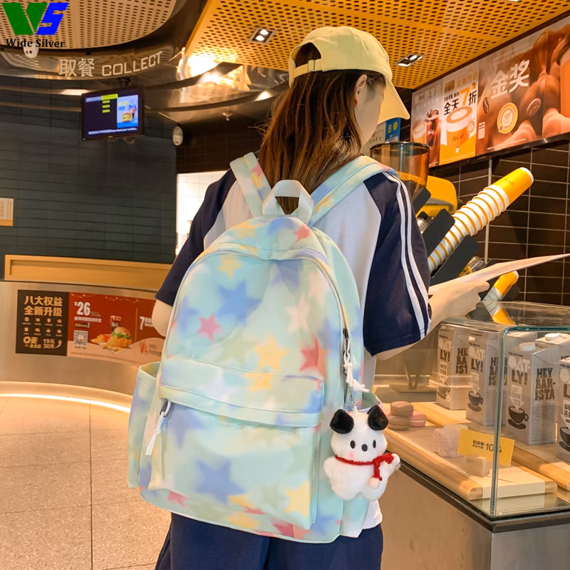 Wide Silver New Product Beautiful Schoolbags for Girls Unique Kids 2024