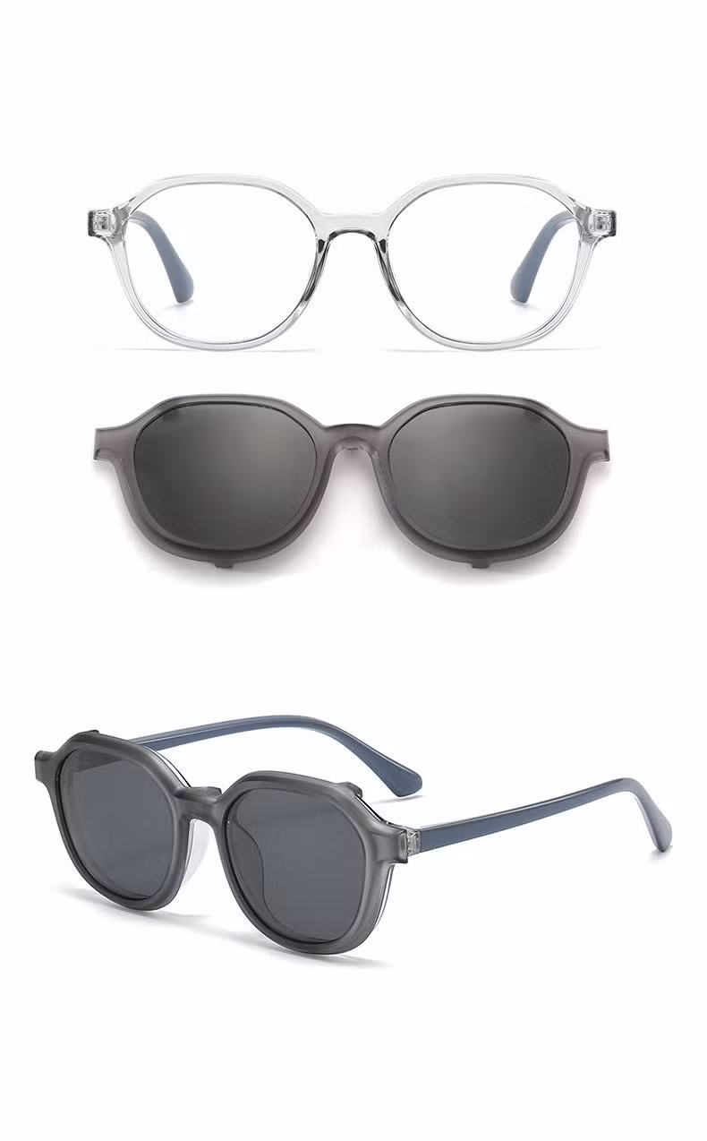 Hot Selling Newest Fashion High Quality Tr-90 Clip on Polarized Kids Sunglasses