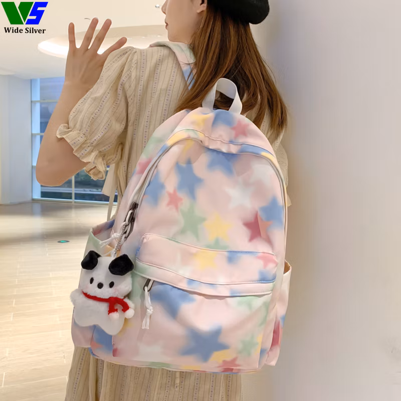 Wide Silver New Product Beautiful Schoolbags for Girls Unique Kids 2024