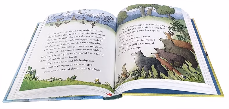 2024 Book Printing Hardcovercolour Comic Children English Picture Books Drawing Manga Kids