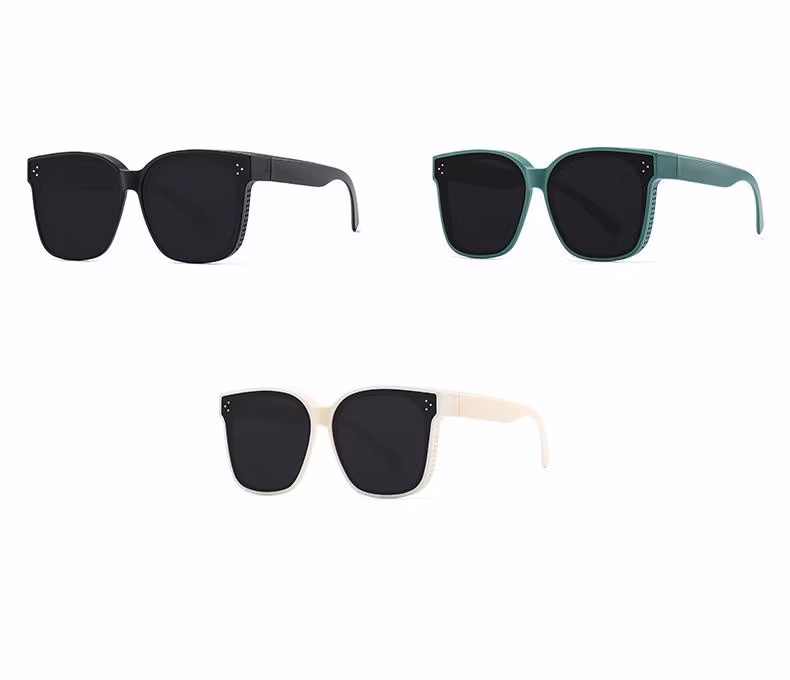 2024 New Popular Big Frame Unisex Fashion UV Sunglasses for Men and Women
