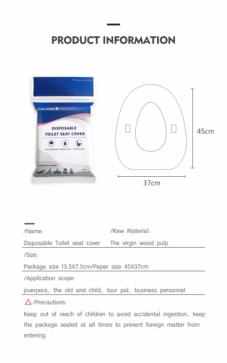 Toilet Seat Covers Disposable for Kids Toddler Flushable Toilet Covers Travel Pack Waterproof Potty Training Liner Pads Extra Large Foldable Toilet Covers